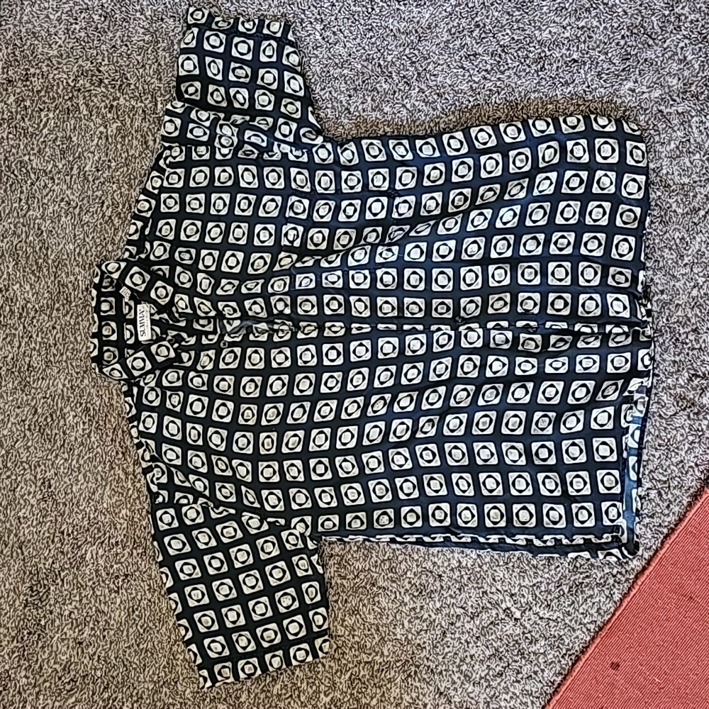 AWESOME SUMMIT SILK BUTTON DOWN SHIRT